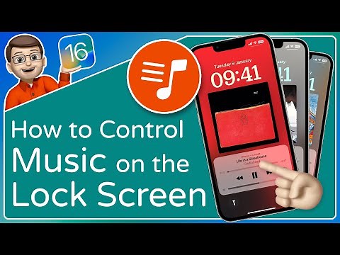 How to Control Music on your Lock Screen ⭐ iOS 16 Tips