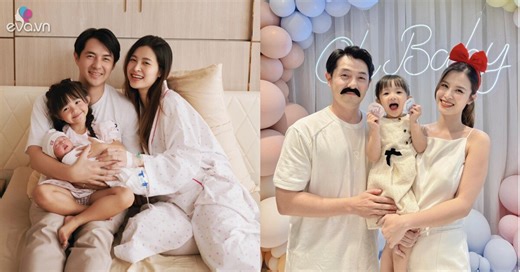 Đông Nhi sinh con gái thứ 2 cho Ông Cao Thắng, bé Hannie vừa chào đời đã lộ rõ mặt