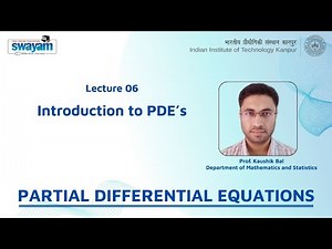 Lecture 06: Introduction to PDE’s