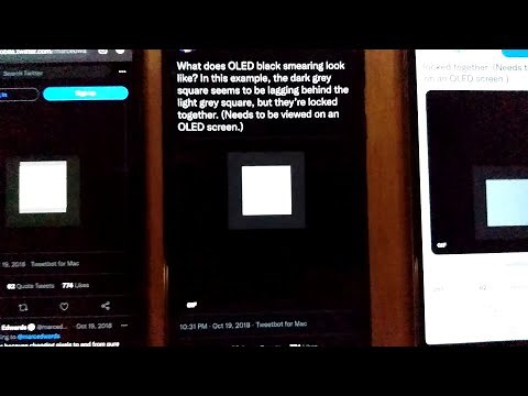 OLED black smear on Samsung S10e and A51