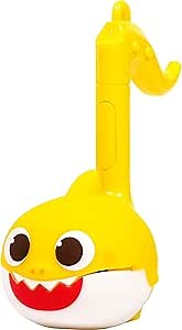 Otamatone Melody [Special Baby Shark Edition] Portable Mini Size Electronic Keychain Musical from Japan – by Maywa Denki [English Instructions] – Baby Shark