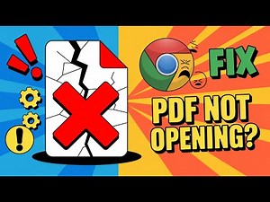 Fix PDF Not Opening in Chrome (SOLVED in 5 Minutes!)