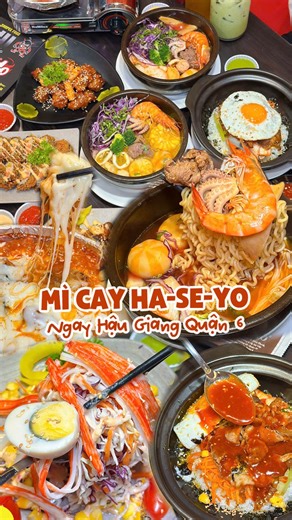 55K views · 244 reactions | Mukbang hết menu MÌ CAY HA-SE-YO chi...