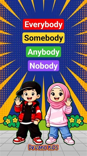 Everybody, Somebody, Anybody, Nobody | Kids Song | Lagu Anak Balita Paud Tk Belajar Bahasa Inggris