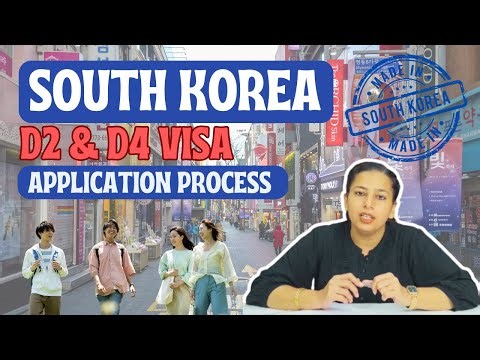 “South Korea D-2 & D-4 Visa 2026| Full Application Process & Requirements” #shortsfeed #shorts