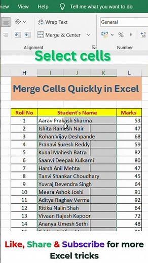 Most Asked Excel Interview Question: How to Merge Cells in Excel #excelinterview