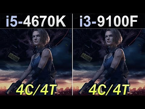 i5-4670K (4.5GHz) Vs. i3-9100F [UPDATED Benchmarks]
