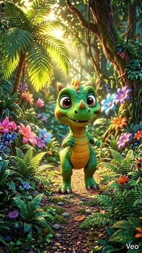 Stomp, Stomp, Dino! 🦖 Baby Dinosaur Adventure Song for Kids #kidslearning #3danimation