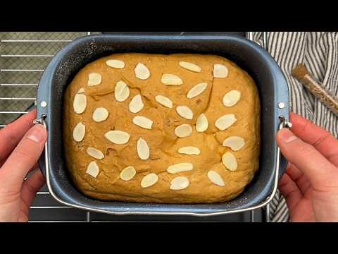 Easy Bread Machine Sweet Bread with Almonds
