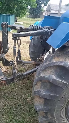 Exploring the Features of a Blue Tractor