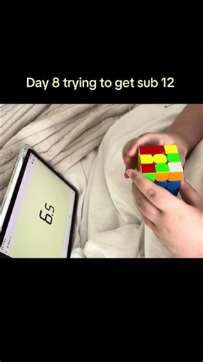 I haven’t had time to film today so this is a solve from yesterday, could have been better #cubing