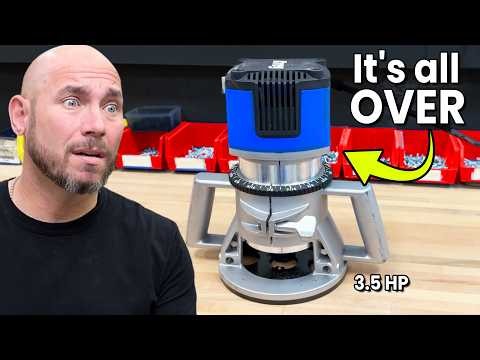 I Found an INCREDIBLE NEW Woodworking Tool (genius router)