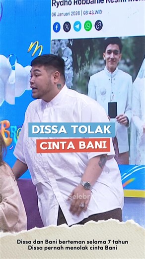 Terungkap fakta ternyata Dissa pernah menolak cinta Bani yang kini jadi suaminya. #dissabani #viraltiktok @DISSA