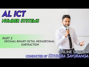 AL ICT - NUMBER SYSTEMS - P05 - Decimal Binary Octal HexaDecimal Subtraction