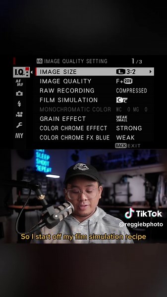 Fuji Film Simulation Recipe for X100V and XM5