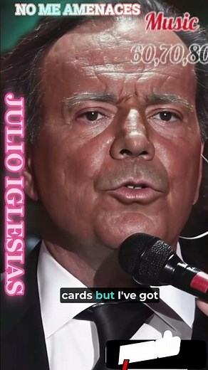 JULIO IGLESIAS -- NO ME AMENACES HD-4K #80smusic #baladas #retro #viejitas #musicaromantica