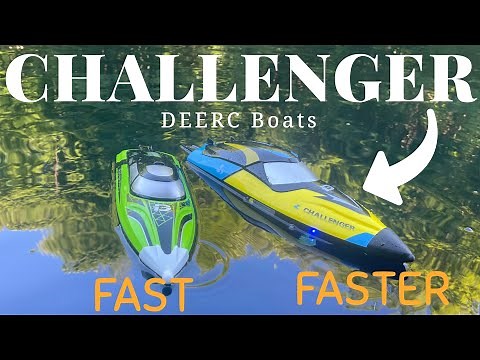 REVIEW: DEERC 2104 Challenger Brushless RC Boat - SUPER FAST!