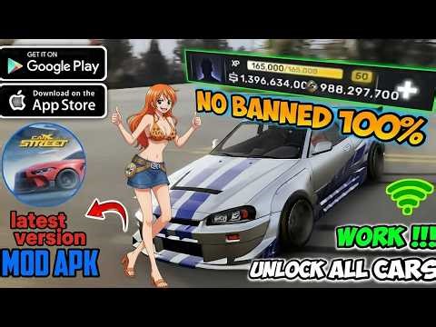 CARX STREET MOD APK the latest version UNLIMITED MONEY, UNLOCKED All CAR NO ANTI BAN Carx Street