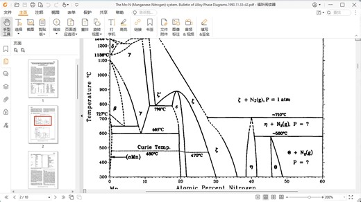 金属锰及其氮化物晶体结构优化