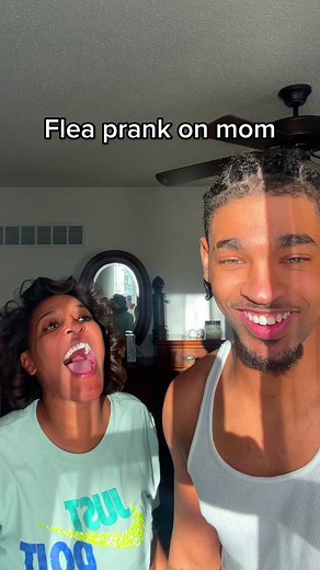 Funny Flea Prank on Mom with Hilarious Reactions