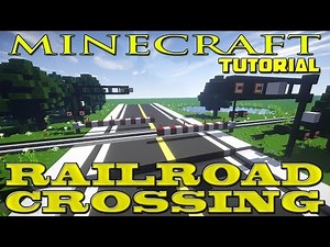 MINECRAFT / HYTALE : Railroad Crossing Tutorial