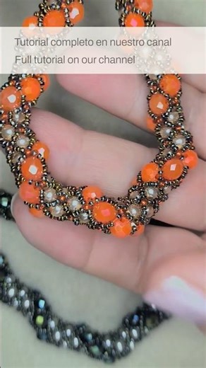 Medieval Tubular Netting Stitch Beaded Rope with Pearls | Tutorial DIY
