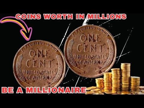 RARE USA ONE CENT COINS WORTH MILLIONS!COIN HISTORY &VALUE,,