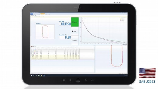 VBOX Test Suite - Dedicated Coastdown SAE J2263 plugin