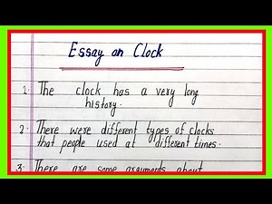 very simple and easy 10 lines on clock in english/essay on clock/clock par nibandh/ghadi par essay