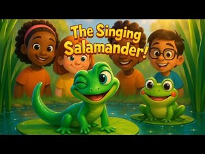 The Singing Salamander Song | Fun Kids’ Learning Music Video | Teaching water and land concepts