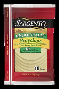 Sliced Reduced Fat Provolone Natural Cheese