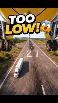 Smooth 4K Cockpit Landing: From Highway to Runway 27 #shorts #ytshorts