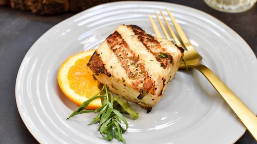 Bobby Flay's Grilled Halibut Recipe With A Twist - Mashed