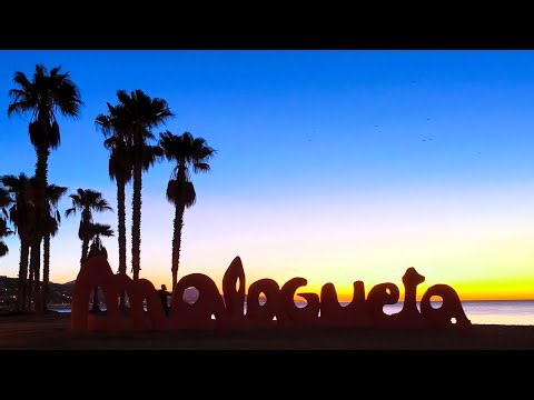 Before Sunrise 🌅 La Malagueta Beach in Malaga — Costa del Sol, Spain