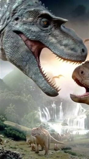 “Dinosaur Predator Strike! 🦖💥#shortvideo