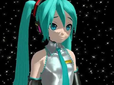MMD Crying Miku