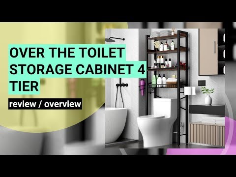 Review: Maximize Your Bathroom Space with This 4-Tier Over-The-Toilet Storage Solution!