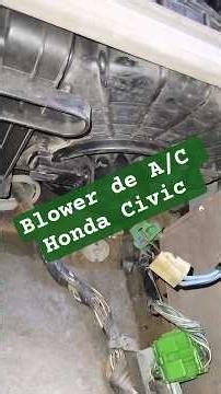 Honda Civic blower motor replacement