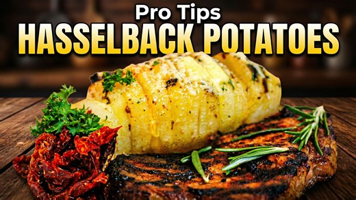 Make hasselback potatoes like a professional chef