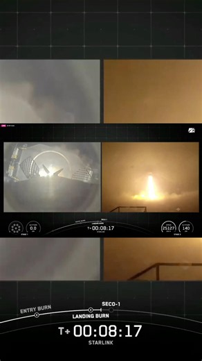 LANDING! SpaceX lands Falcon 9 booster B1097 for the 10th time during Starlink Group 17-43