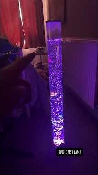 Bubble fish lamp: a stunning sensory experience!