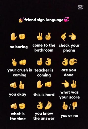 friend sign language
