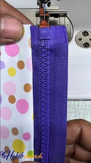 Sewing technique to install jacket zipper #patternmaking #sewingtips #diyfashion