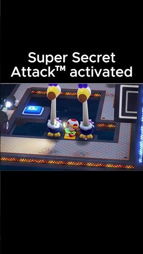 Toad’s Super Secret Attack! in Captain Toad Treasure Tracker #mario #nintendoswitch #nintendo