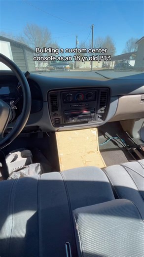 TEST FITTING A CUSTOM CENTER CONSOLE IN A 1995 CAPRICE SS!!! #woodworking #cars