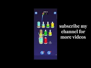 Nut Sort-Color Puzzle Game Level 54 Walkthrough ✅