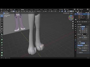 3d modeling Vrchat avatar for a commission
