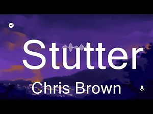 Chris Brown - Stutter (Lyrics) | Music Reuben
