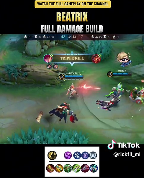 Beatrix Full Damage Build Guide for Mobile Legends