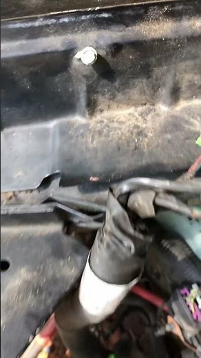 Using a porta power to straighten out the fender liner panel gap on my crash victim. #gxp revival